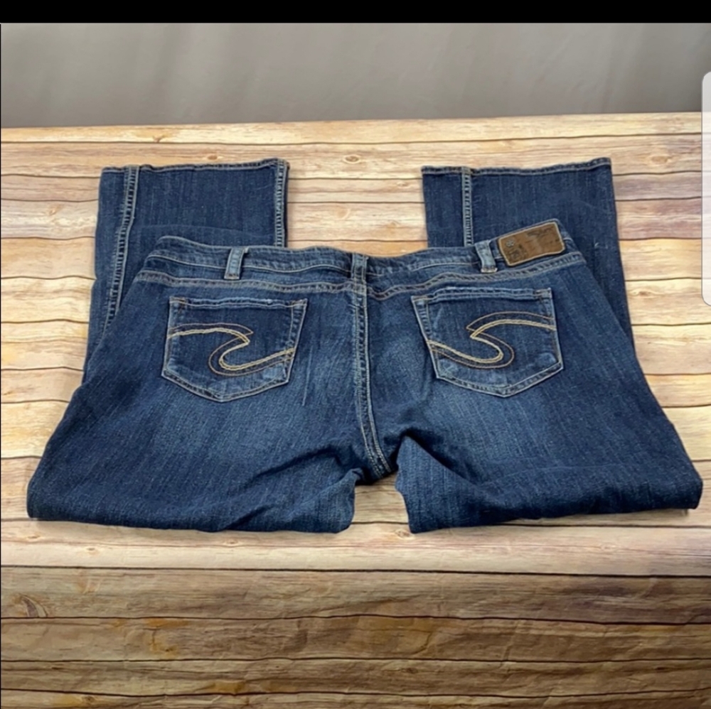 Frances 18 Silver Bootcut Jeans size 20/31